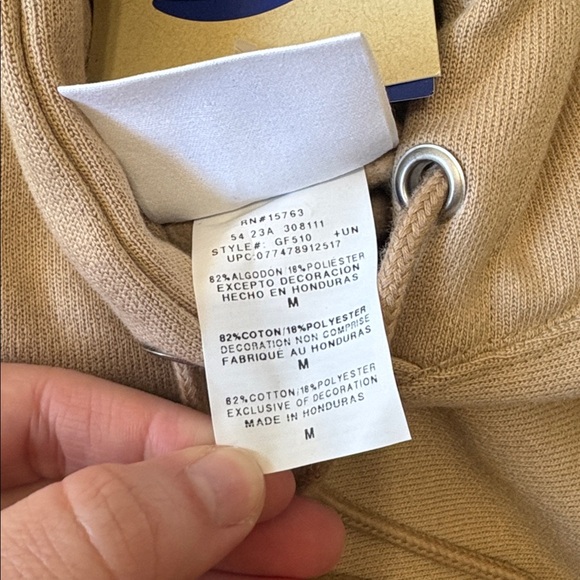 NWT Champion Tan Reverse Weave Sweatshirt Oversized Size M - Picture 11 of 12